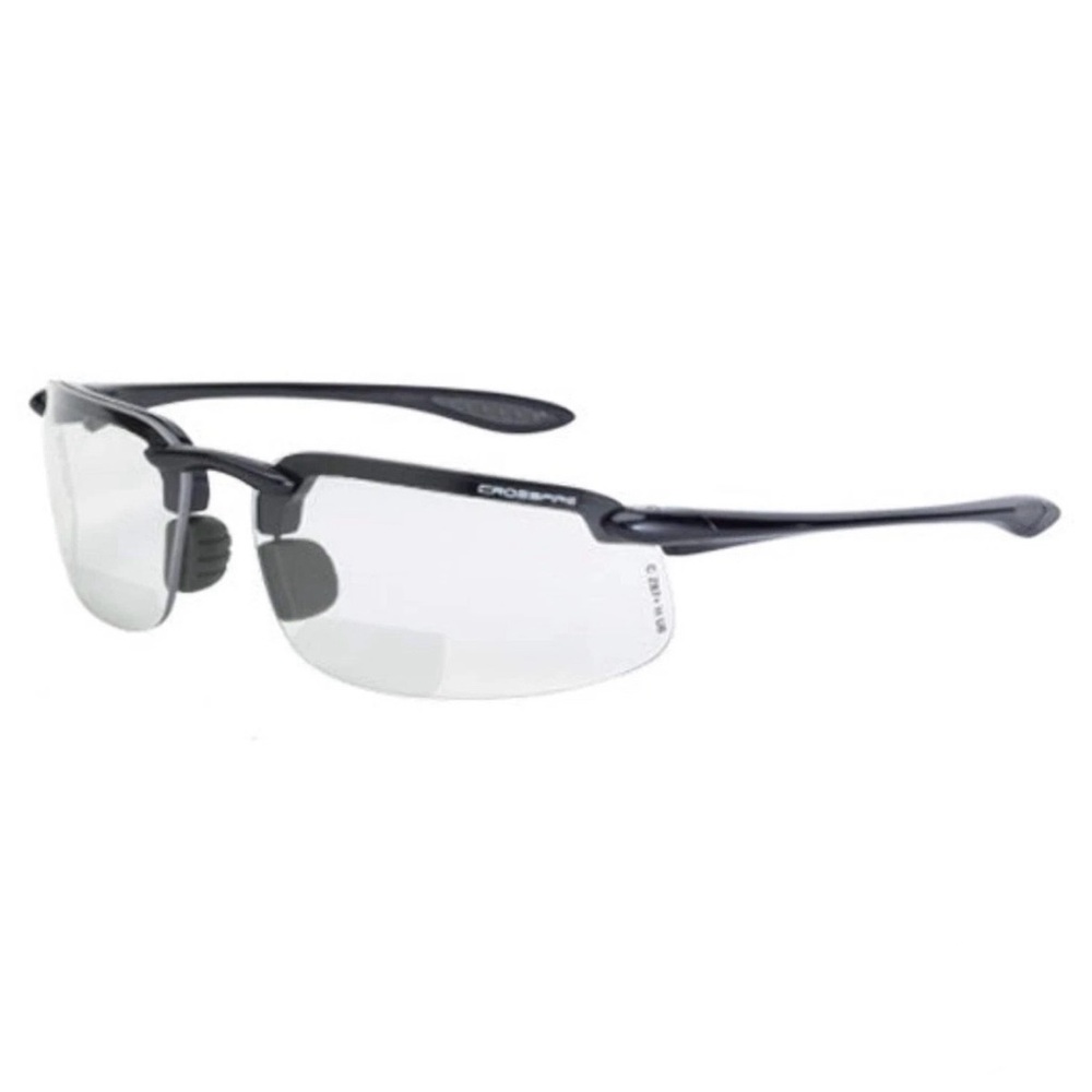 Crossfire Safety Work Glasses ES4 216425 Bifocal 2.5x with Peppers Glasses Case